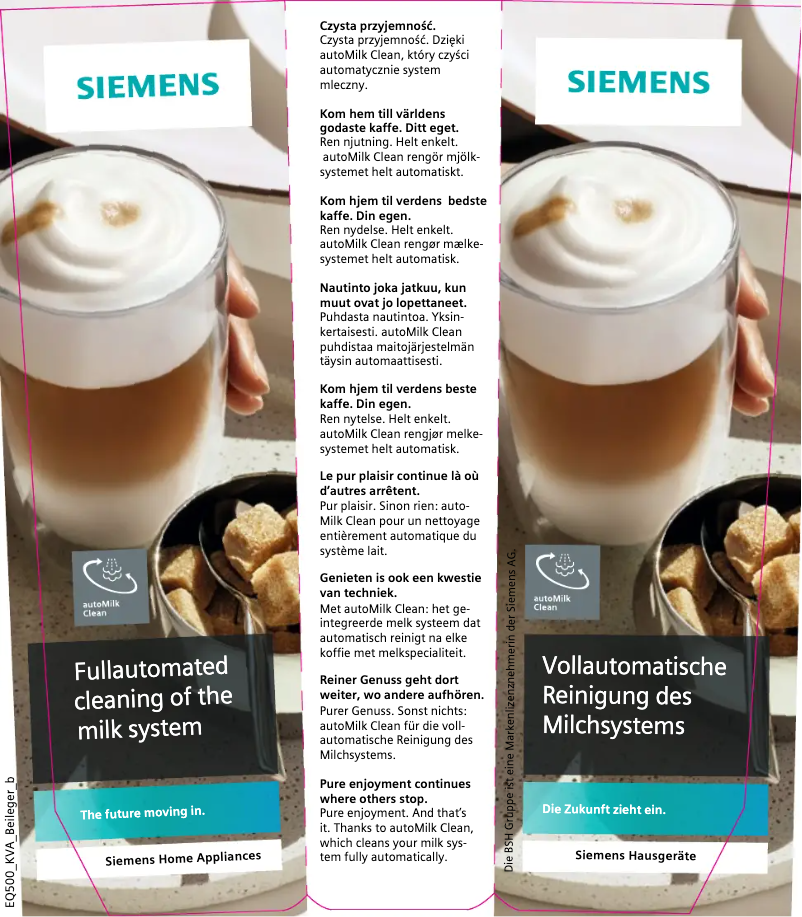 Page 1 de la notice Guide d'installation Siemens TQ503GB1