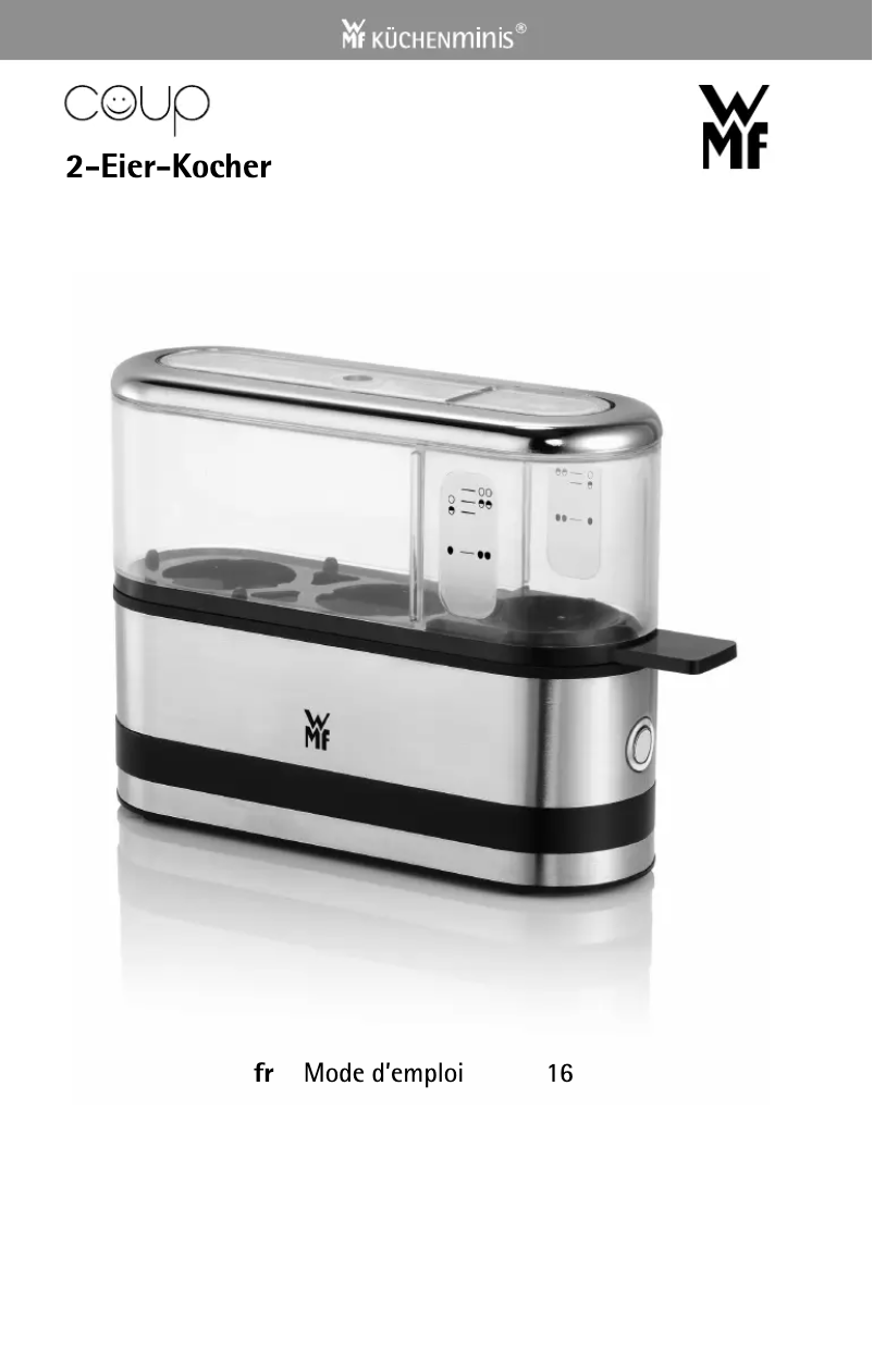 Page n°1 - Manuel utilisateur WMF Kuchenminis