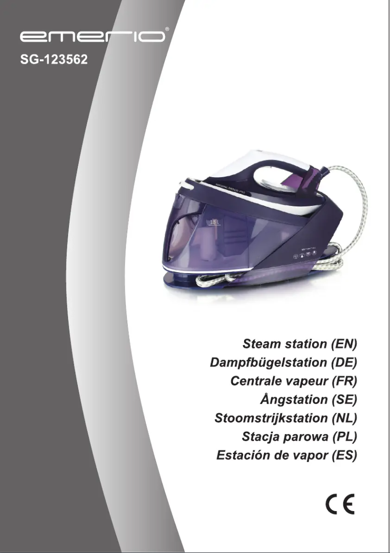 Image de la première page du manuel de l'appareil SG-123562