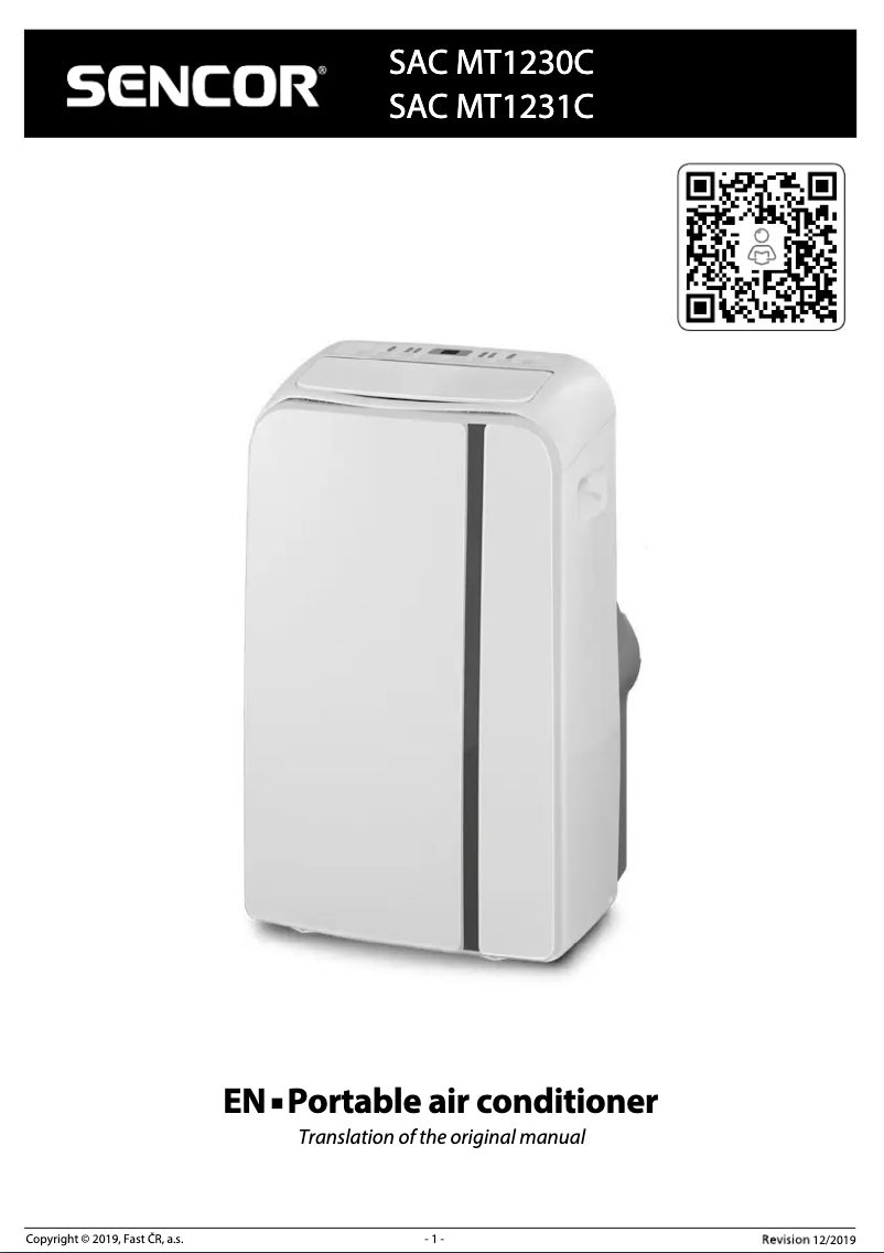 Imagen de la primera página del manual del dispositivo SAC MT1231C