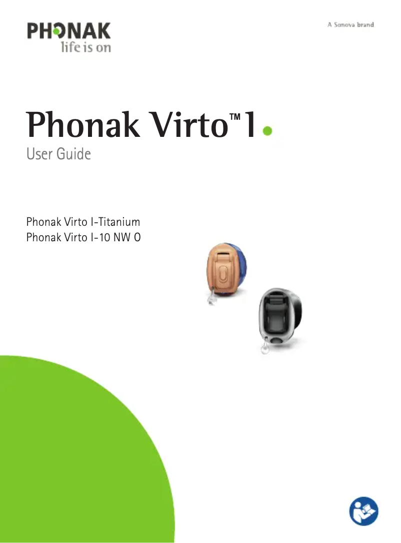 Image de la première page du manuel de l'appareil Virto Infinio