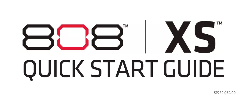 Página 1 del manual Manual de usuario 808 Audio XS