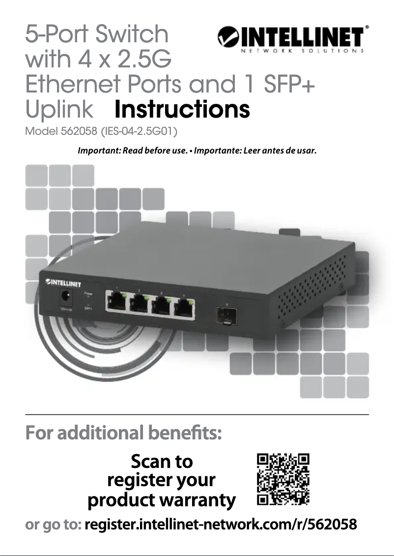 Página 1 del manual Manual de usuario Intellinet 562058