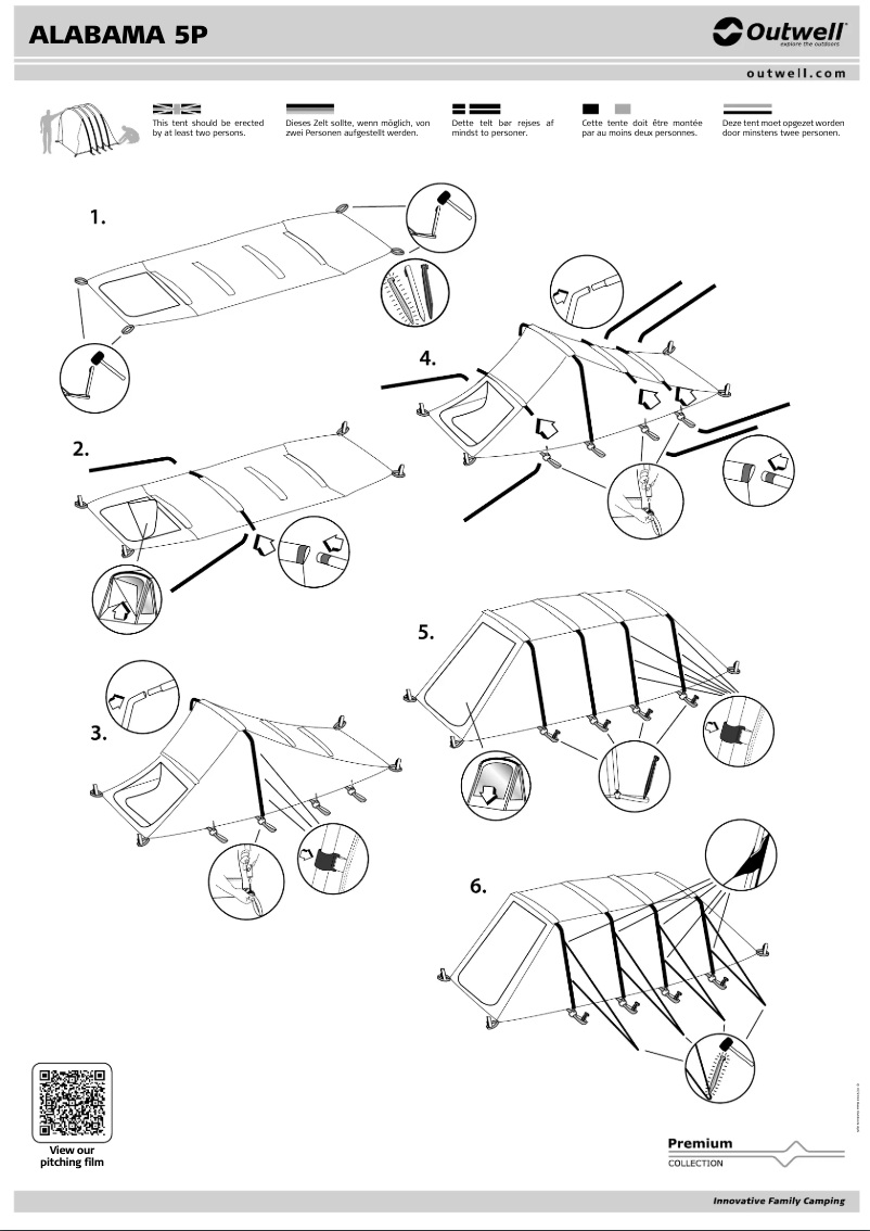 Imagen de la primera página del manual del dispositivo Alabama 5P