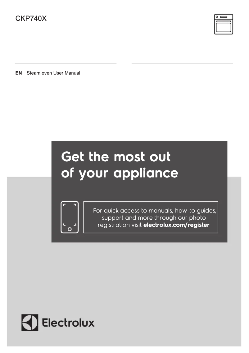 Page n°1 - Manuel utilisateur Electrolux CKP740X