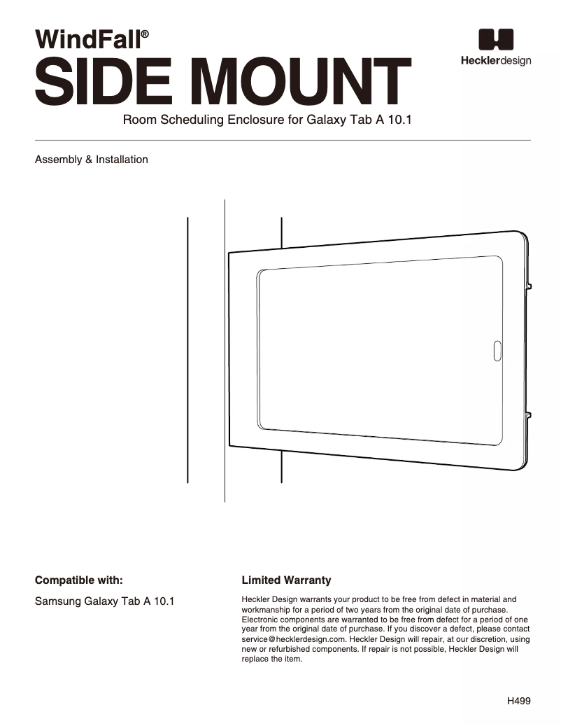 Page 1 de la notice Manuel utilisateur WindFall H499-BG