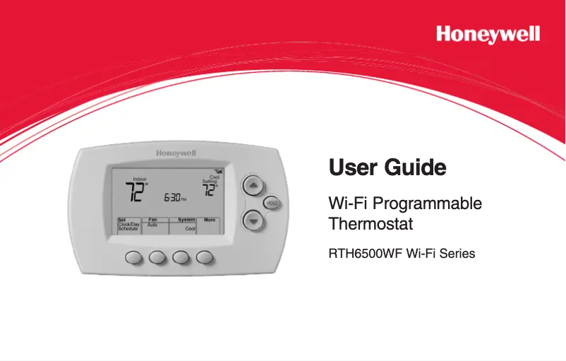 Page n°1 - Manuel utilisateur Honeywell TRH6585WF
