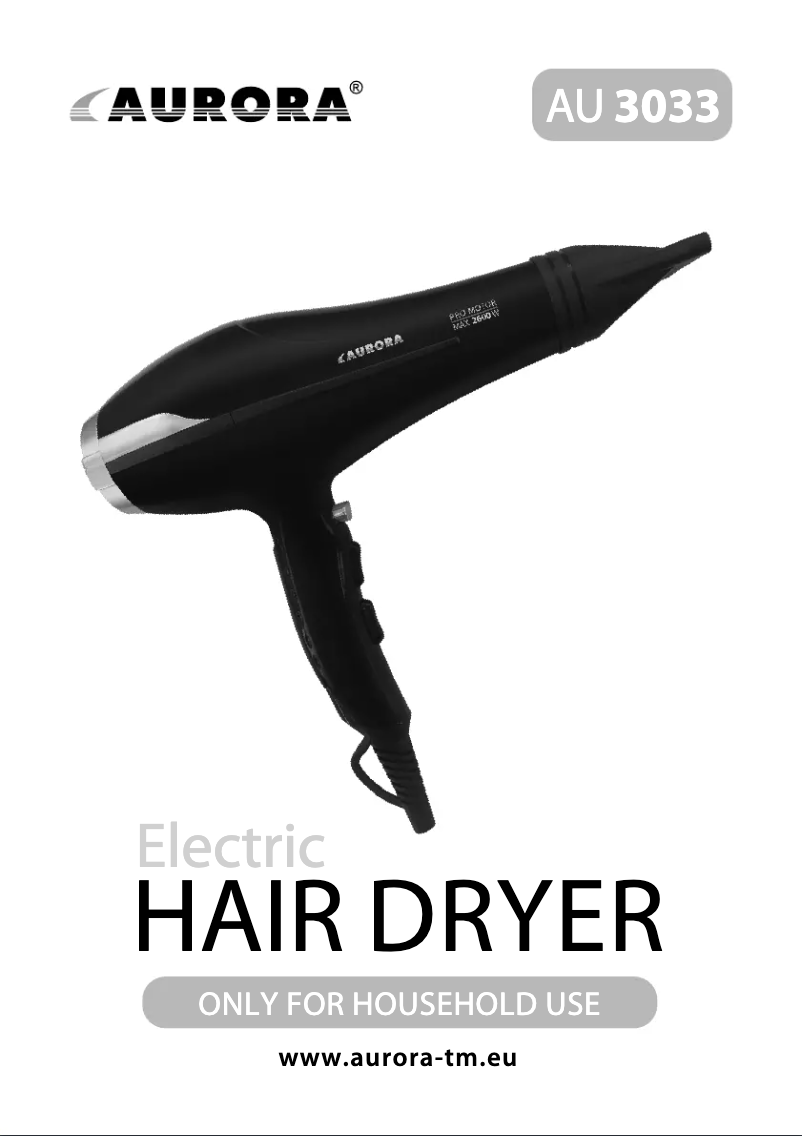 Page 1 de la notice Manuel utilisateur Aurora AU3033