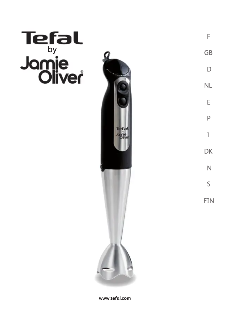 Page n°1 - Manuel utilisateur Tefal Jamie Oliver HB5008