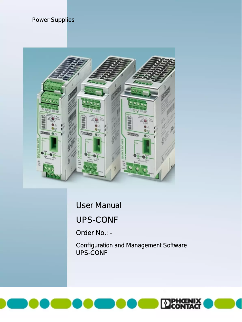 Imagen de la primera página del manual del dispositivo UPS-BAT/LI-ION/24DC/120WH