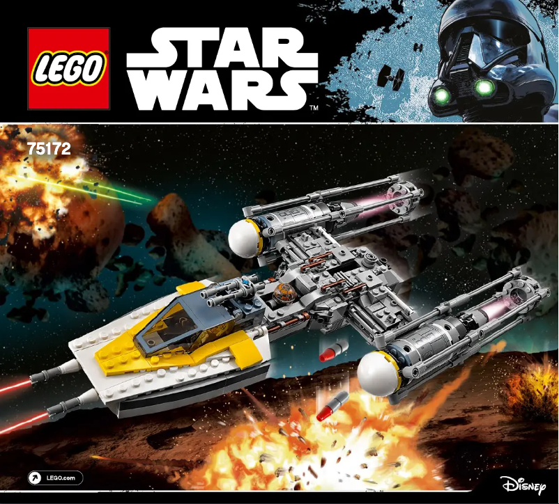 Page 1 de la notice Manuel utilisateur Lego Star Wars 75172