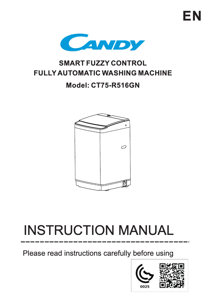 Page n°1 - Manuel utilisateur Candy CT75-R516GN
