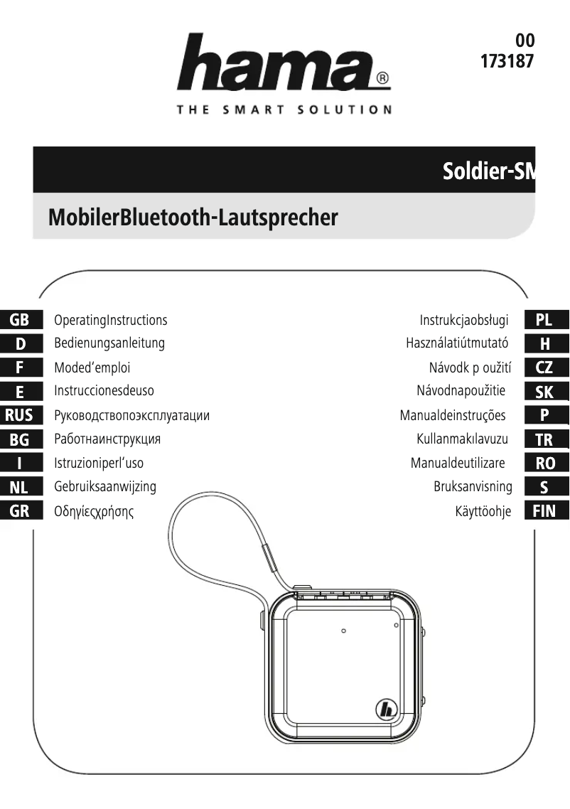 Page 1 de la notice Manuel utilisateur Hama Soldier-S