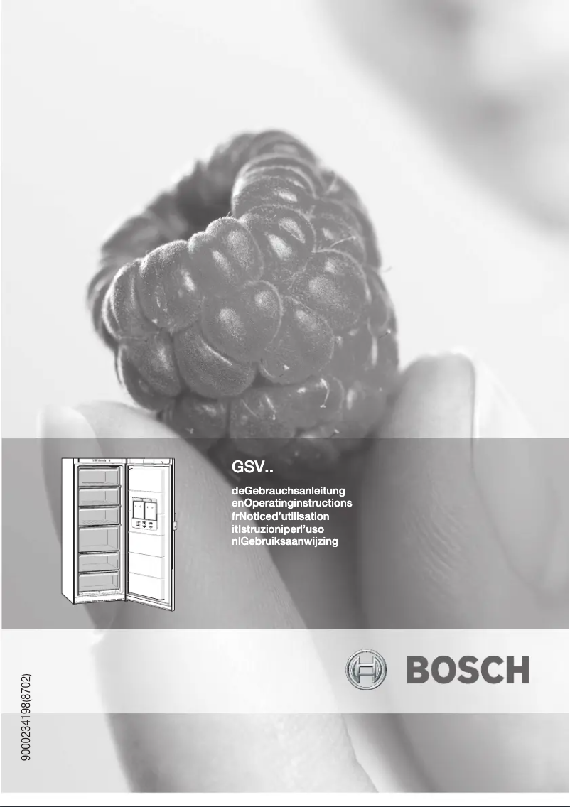 Page n°1 - Manuel utilisateur Bosch GSV34V31