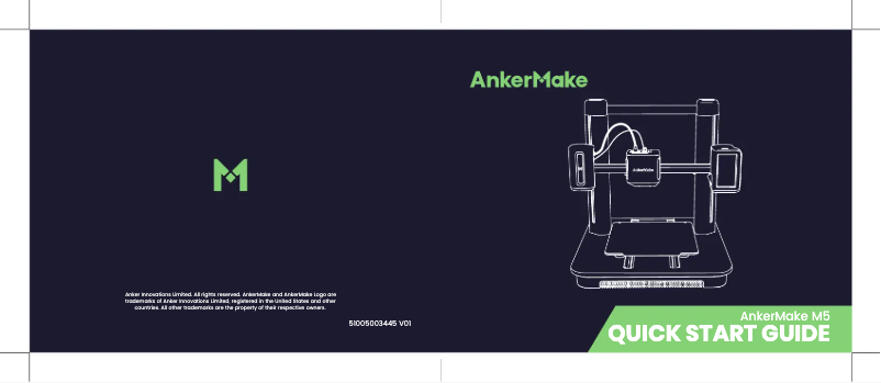 Image de la première page du manuel de l'appareil M5