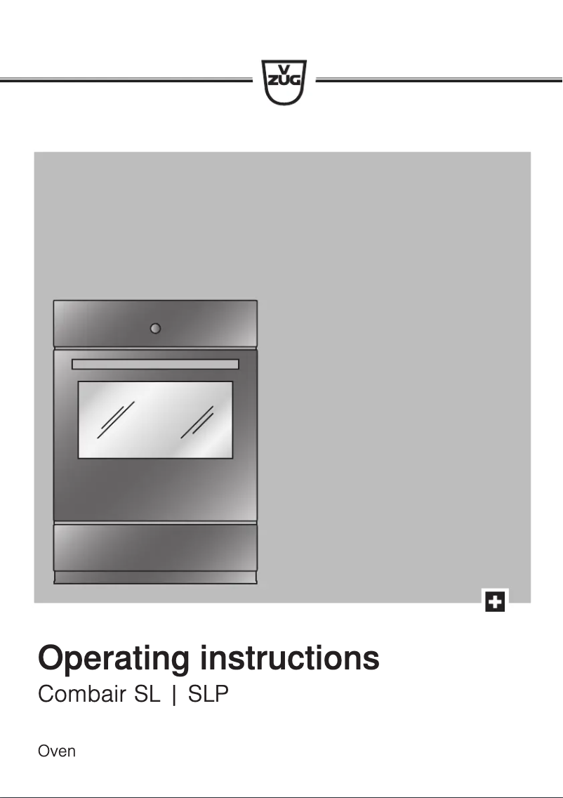 Page 1 de la notice Manuel utilisateur V-Zug Combair SLP