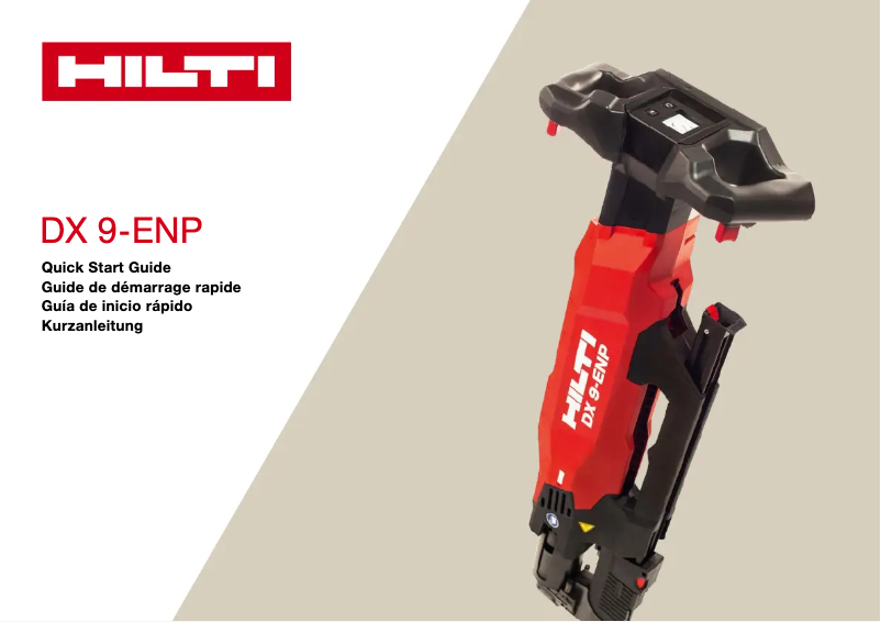 Page n°1 - Instructions / montage Hilti X-ENP MXR