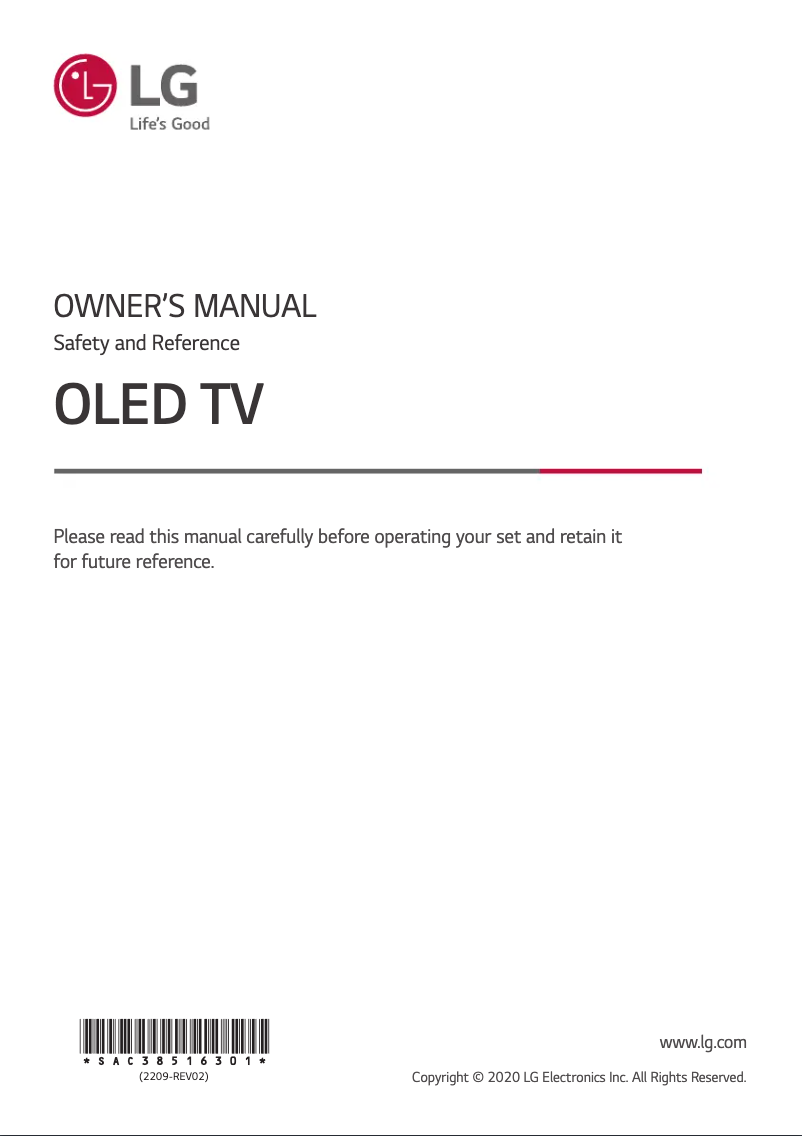 Página 1 del manual Manual de usuario LG 65WS960H2ZD