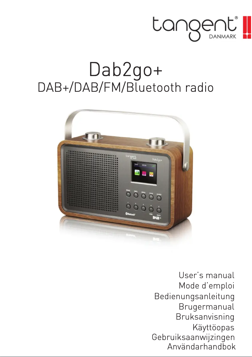 Image de la première page du manuel de l'appareil DAB 2go