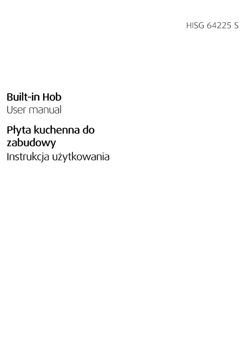 Page 1 de la notice Manuel utilisateur Beko HISG 64225 S