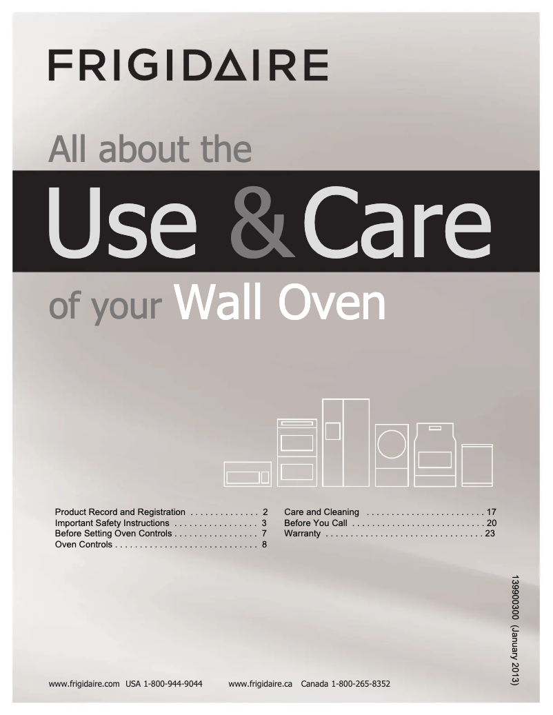 Image de la première page du manuel de l'appareil FFET3025PB