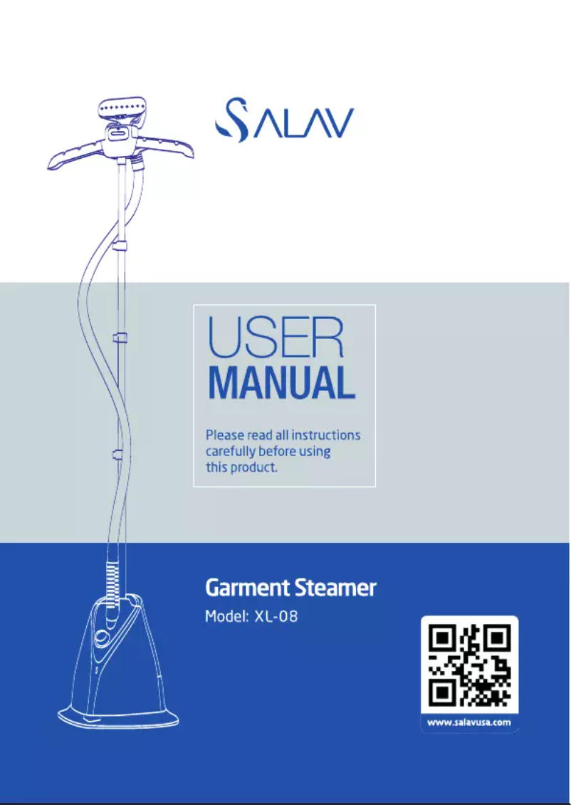 Image de la première page du manuel de l'appareil XL-08