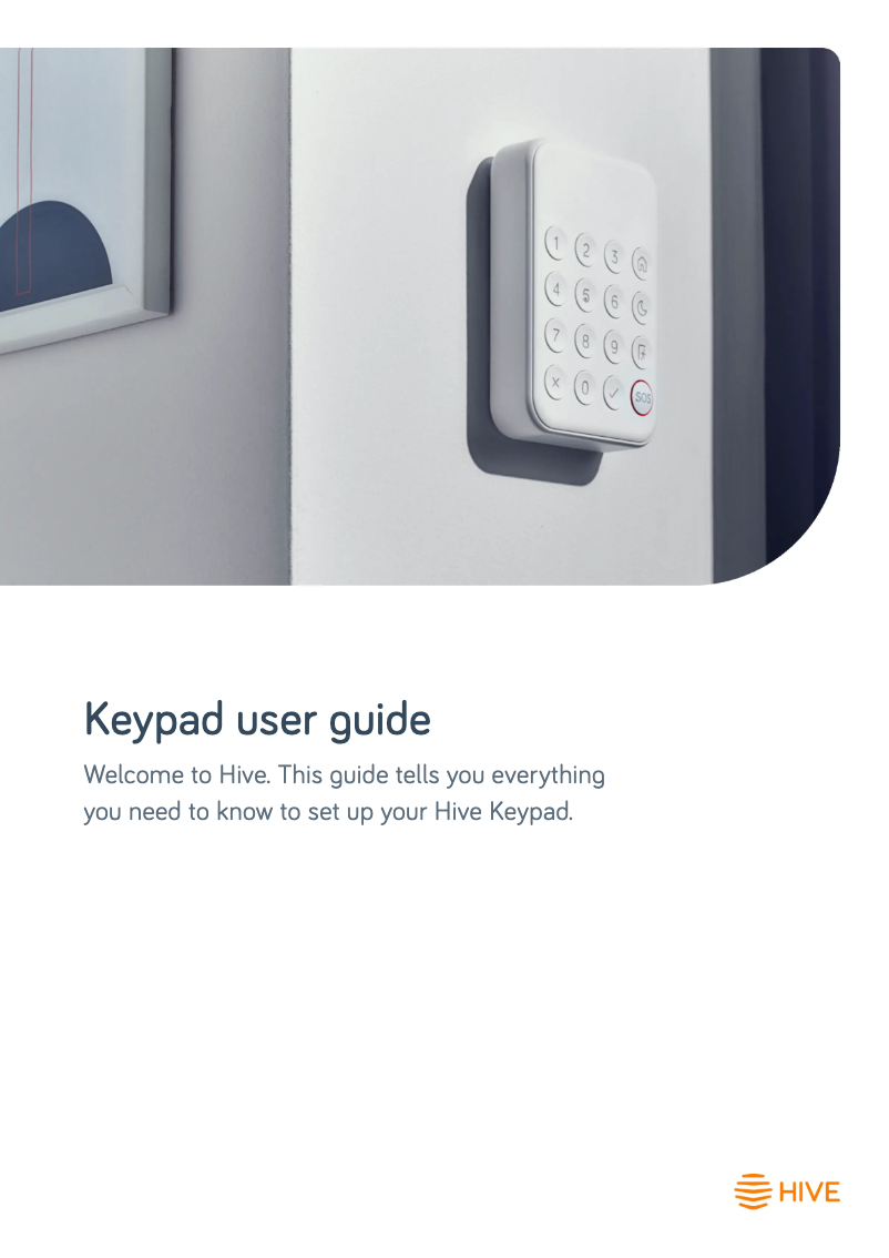 Image de la première page du manuel de l'appareil Keypad
