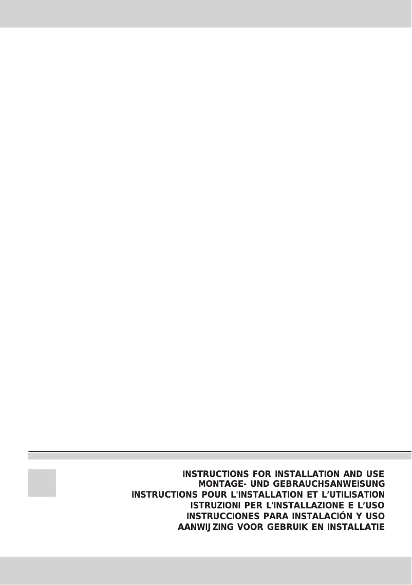 Page n°1 - Manuel utilisateur Candy CFT 161 FW