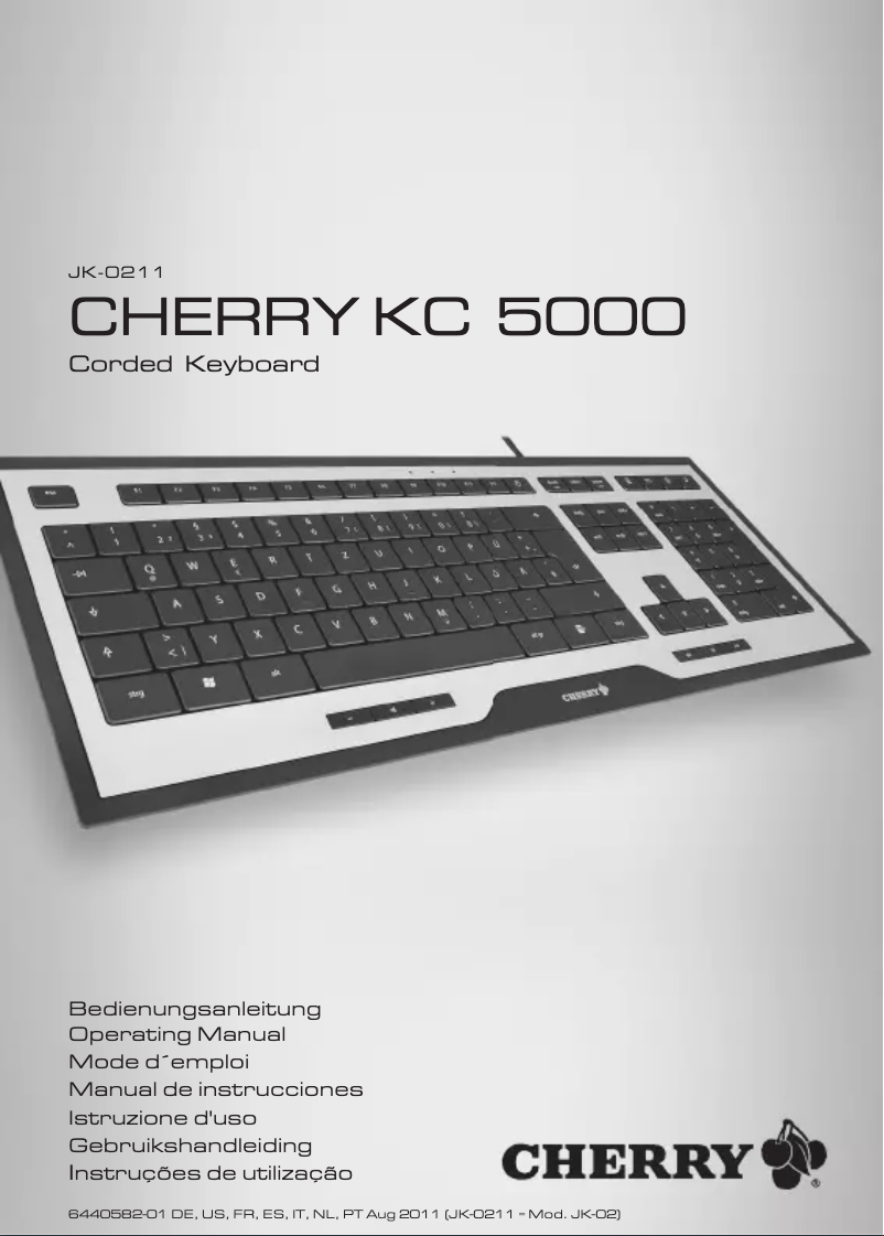 Image de la première page du manuel de l'appareil KC 5000
