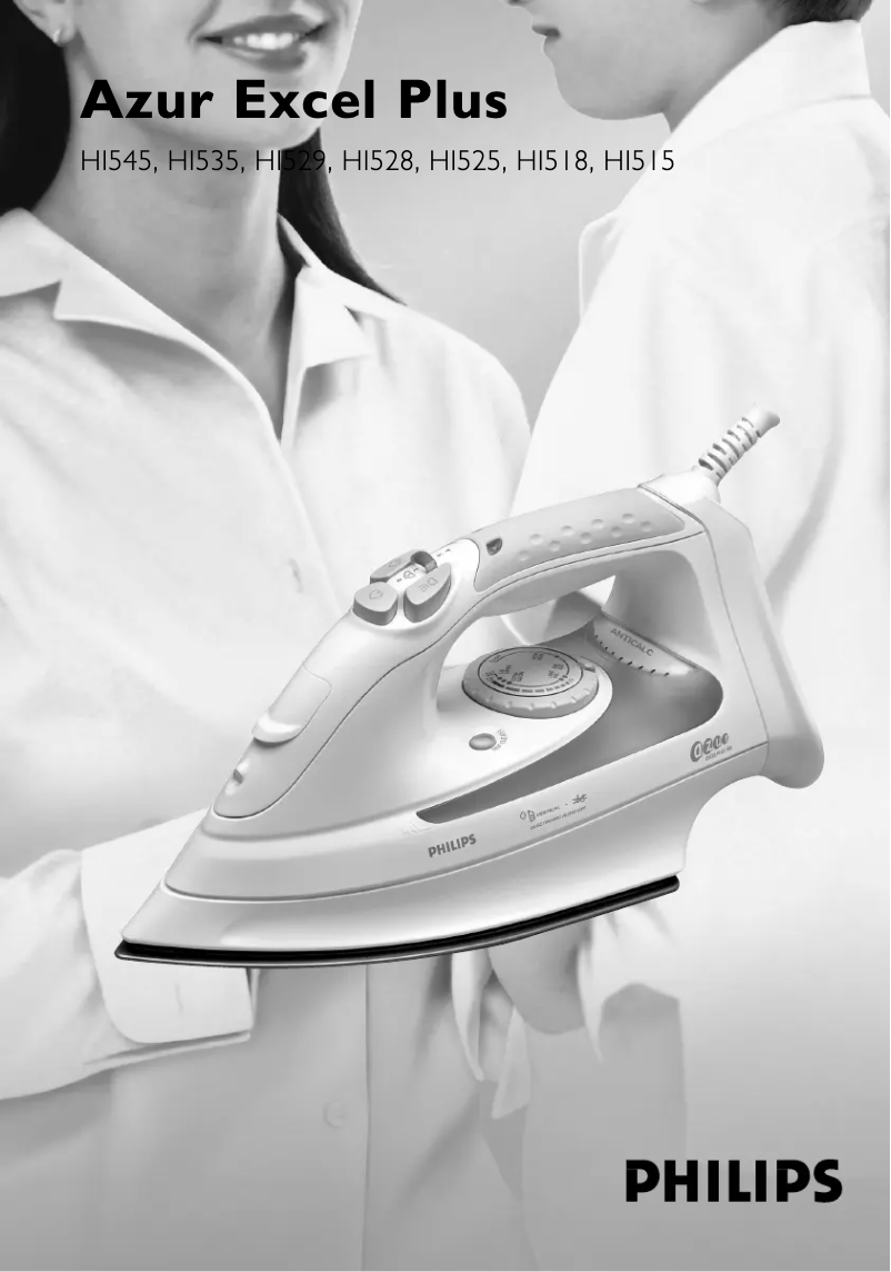 Page 1 de la notice Manuel utilisateur Philips Azur Excel Plus HI525