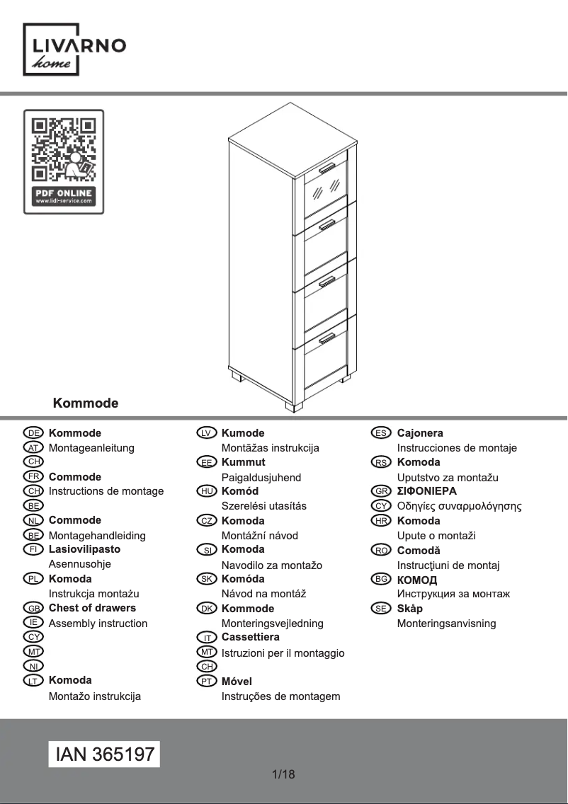 Page n°1 - Manuel utilisateur Livarno Lux IAN 365197
