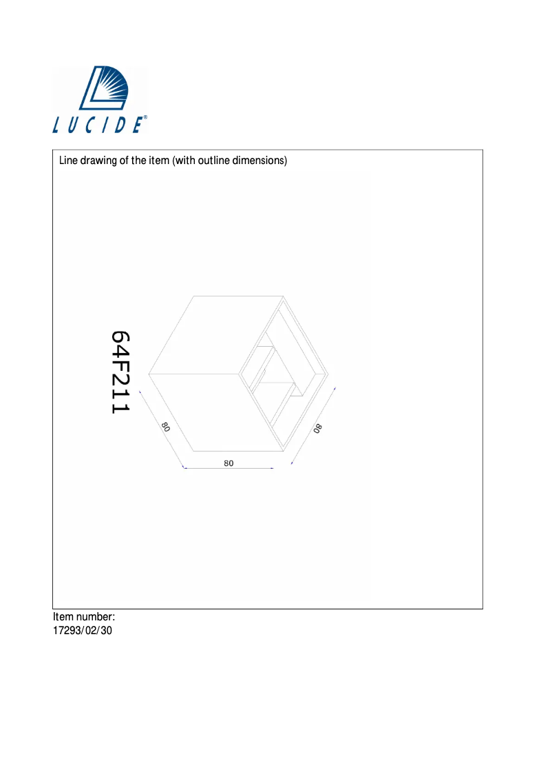 Image de la première page du manuel de l'appareil Xia 17293/02/30