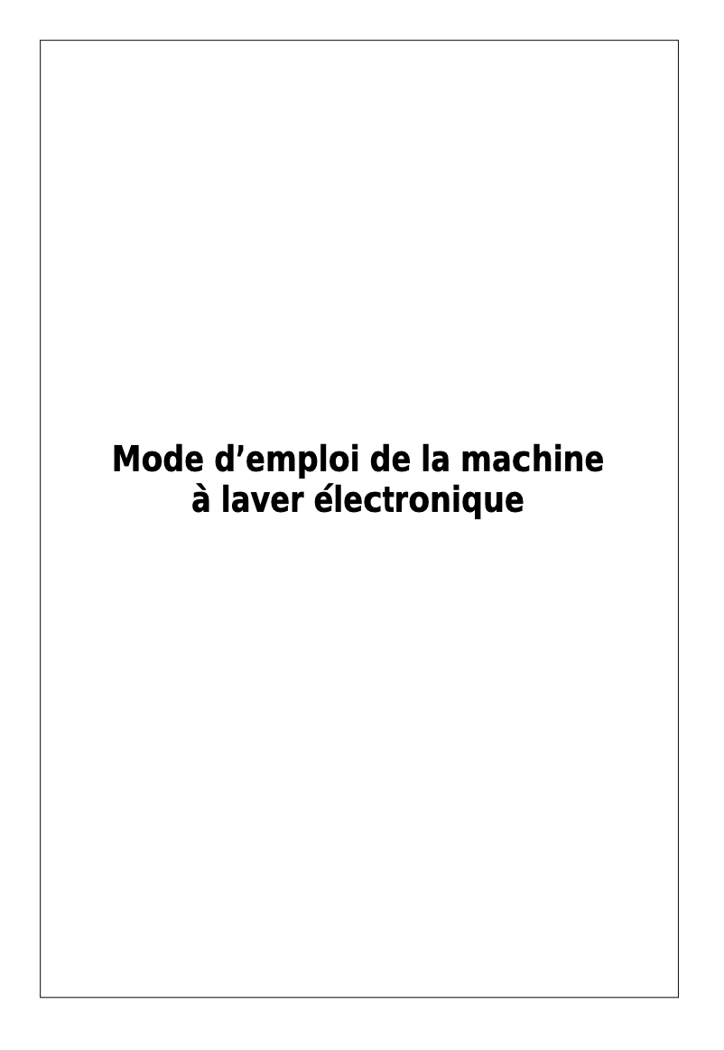 Page n°1 - Manuel utilisateur Clayton CL1406TRS