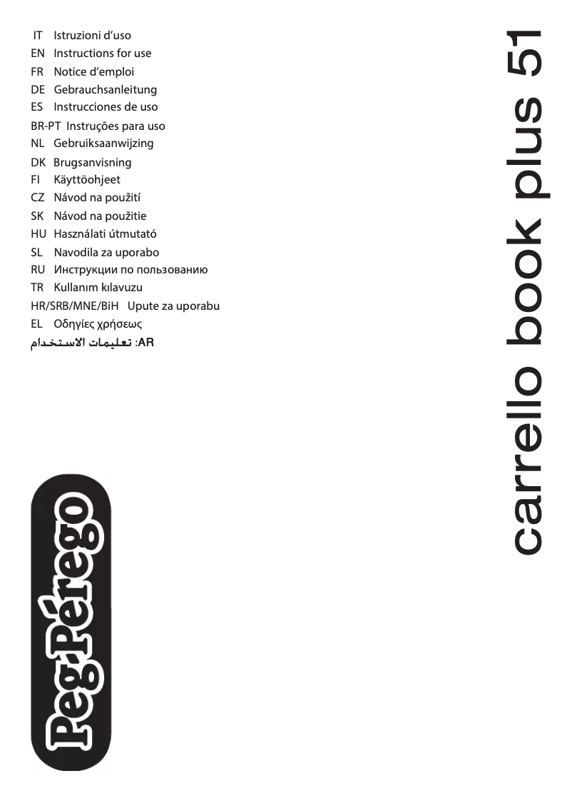 Image de la première page du manuel de l'appareil Carrello book plus 51