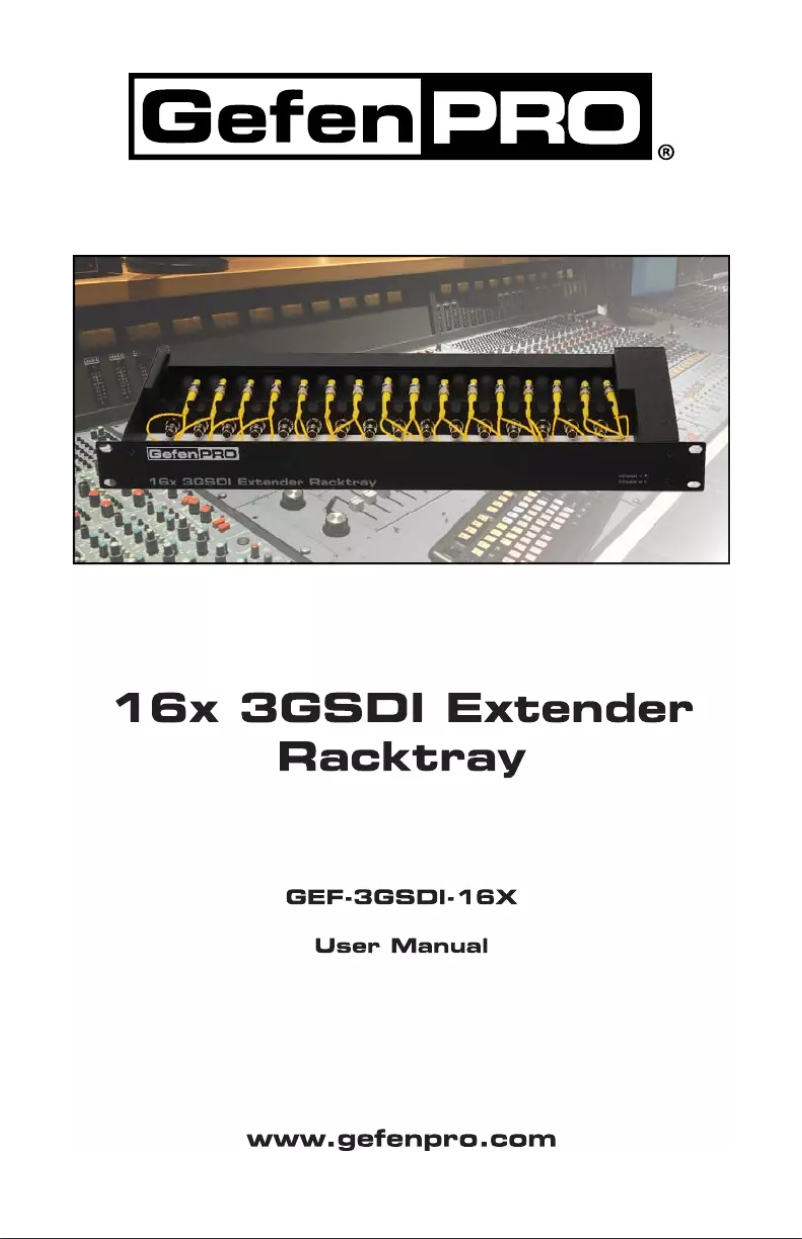 Page n°1 - Manuel utilisateur Gefen 3GSDI-16X