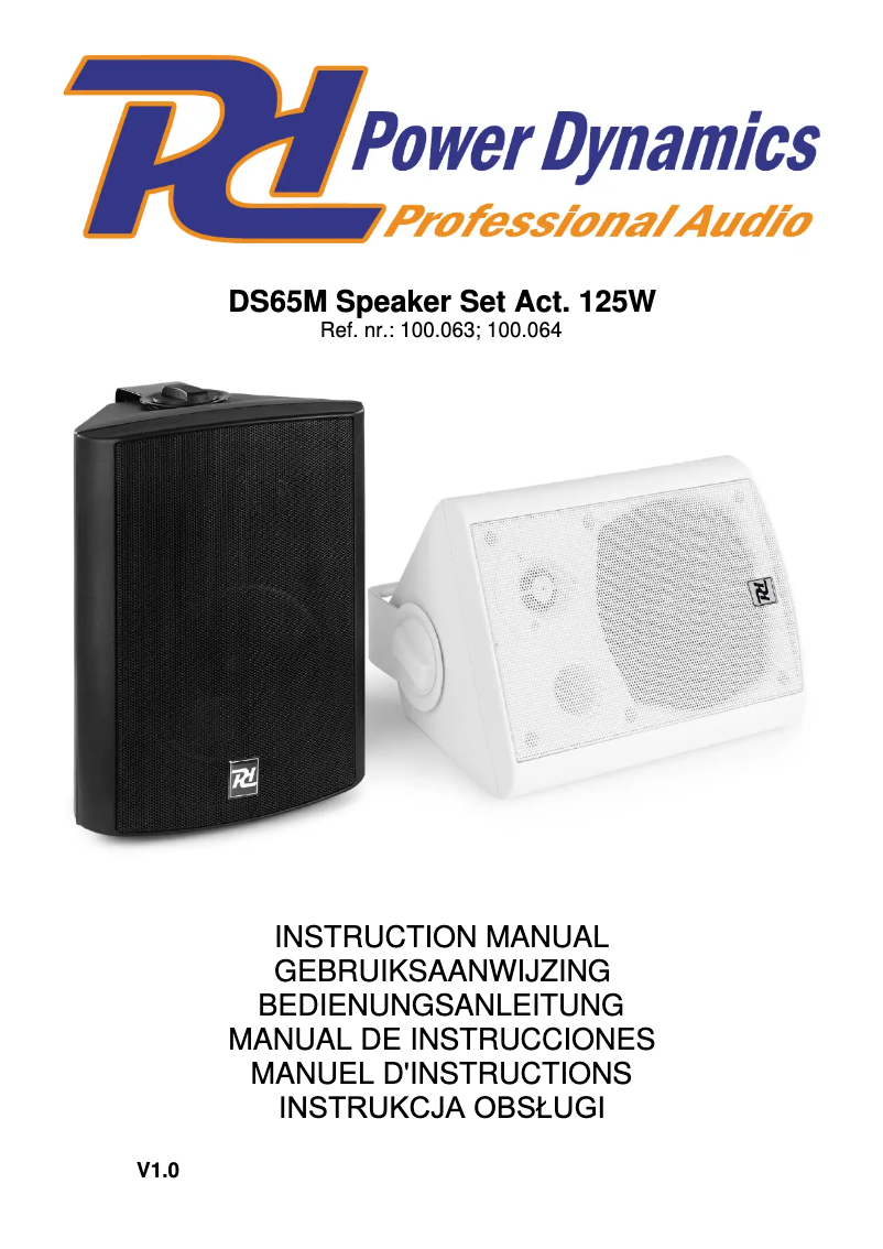 Imagen de la primera página del manual del dispositivo DS65MB