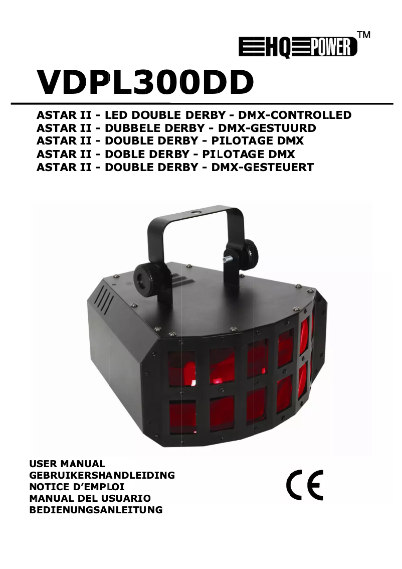 Page 1 de la notice Manuel utilisateur HQ Power Astar II