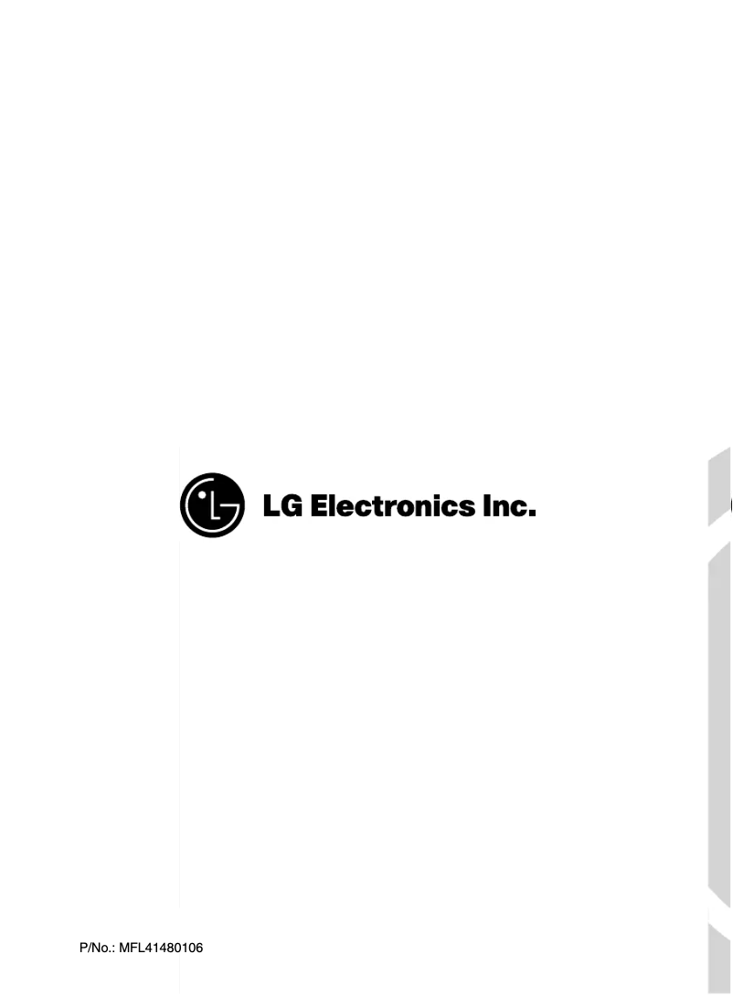 Page n°1 - Manuel utilisateur LG WD-14331ADK