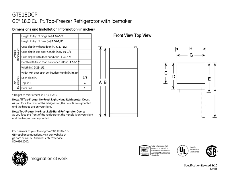 Imagen de la primera página del manual del dispositivo GTS18DCPLCC