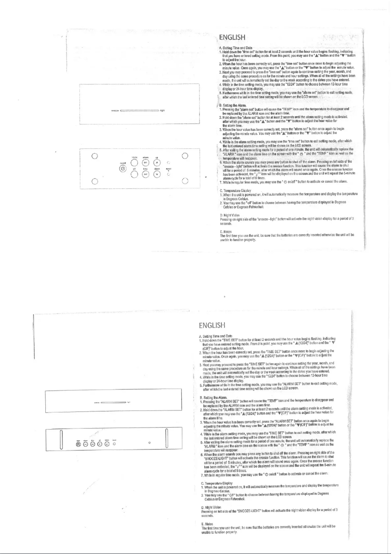 Página 1 del manual Manual de usuario Lexon Jet Travel Clock