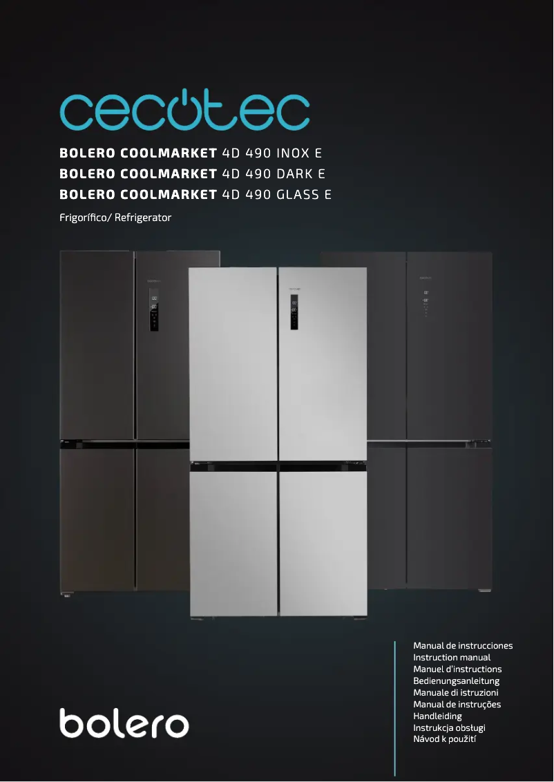 Página 1 del manual Manual de usuario Cecotec Bolero CoolMarket 4D 490 I