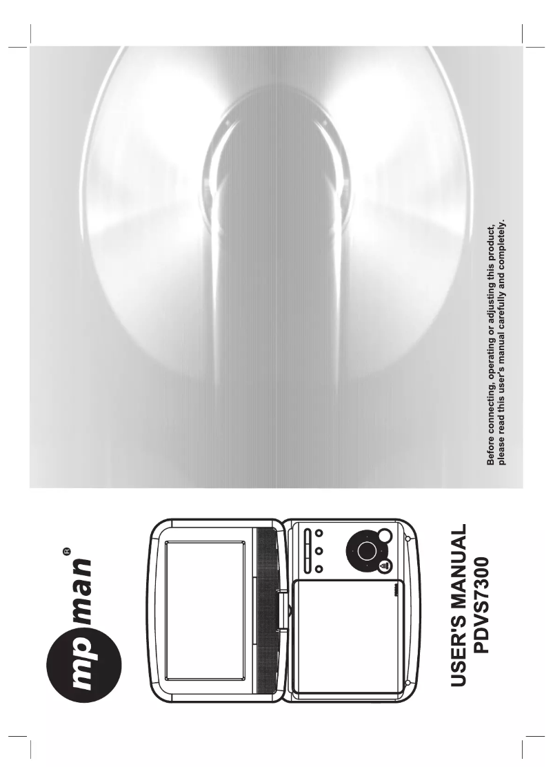 Page 1 de la notice Manuel utilisateur Mpman PDVS7300