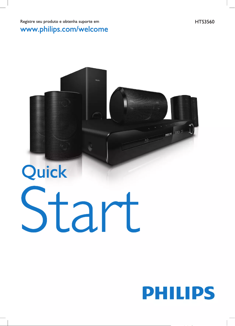 Imagen de la primera página del manual del dispositivo HTS3560X