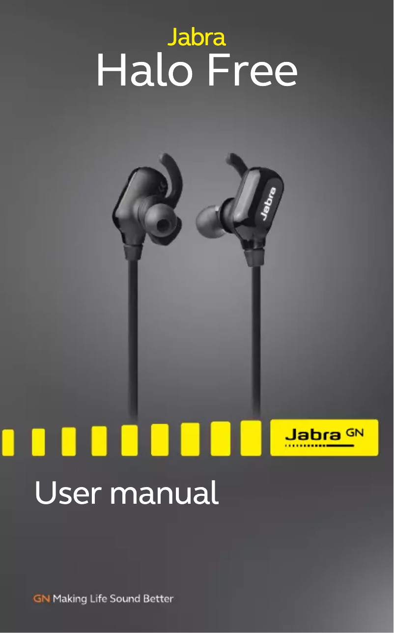Page 1 de la notice Manuel utilisateur Jabra Halo Free
