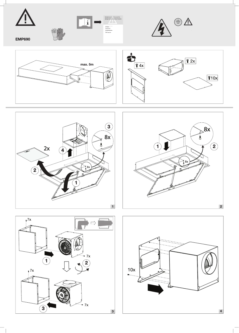 Page 1 de la notice Manuel utilisateur Etna EMP690