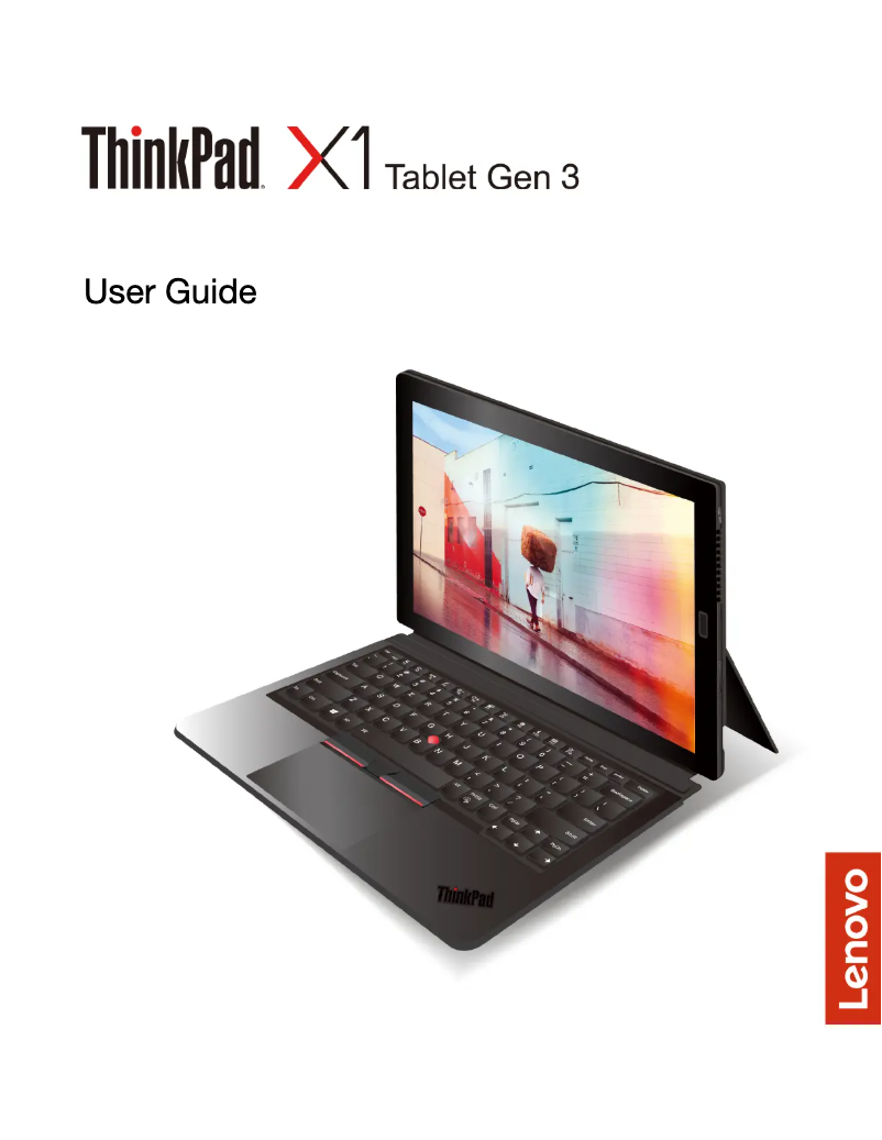 Image de la première page du manuel de l'appareil ThinkPad X1 Gen 3