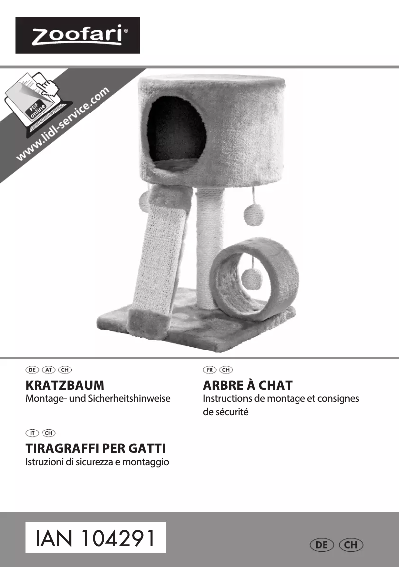 Página 1 del manual Manual de usuario Zoofari IAN 104291