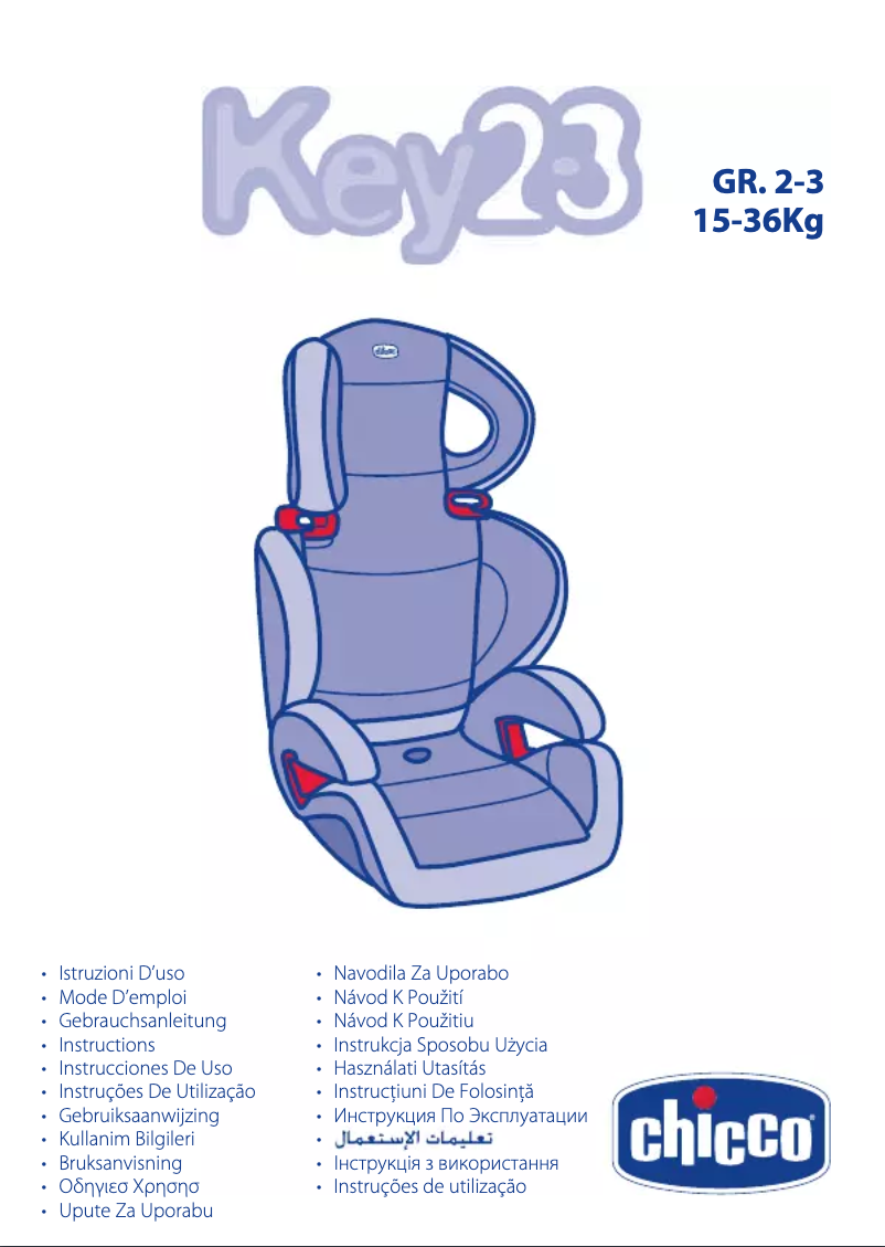 Page n°1 - Manuel utilisateur Chicco Key 2-3 Ultrafix