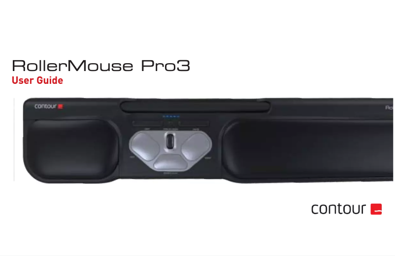 Page n°1 - Manuel utilisateur Contour Design RollerMouse Pro3