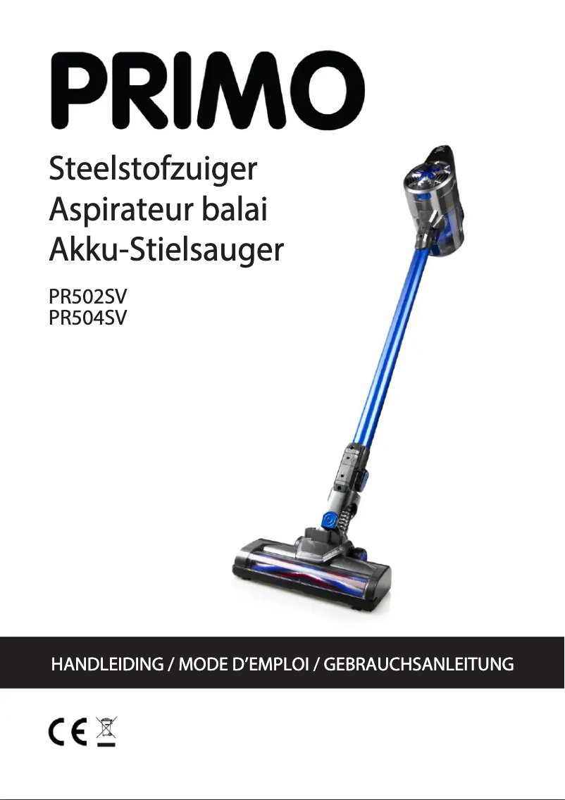 Page n°1 - Manuel utilisateur Primo PR504SV